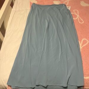 Long Blue Women's Skirt